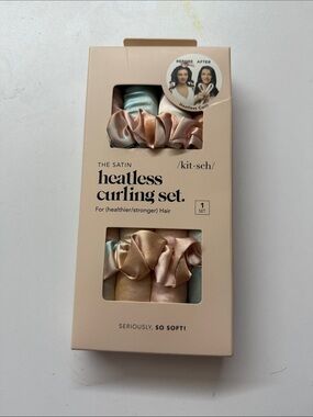Kitsch Satin Heatless Curling set